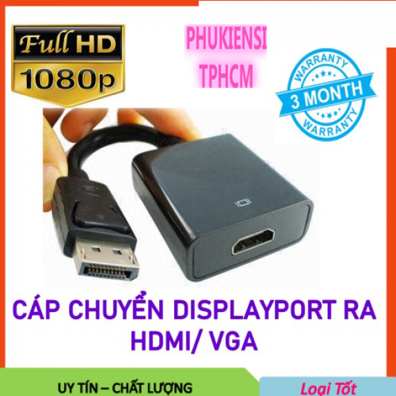 Cáp chuyển đổi HDMI sang VGA dùng chuyển đổi HDMI từ Android Box sang màn hình vi tính LCD, Tivi, máy chiếu