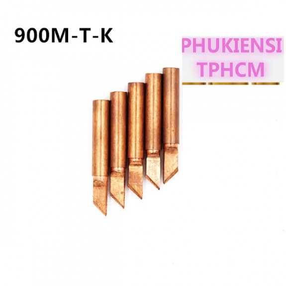 Bộ 5 Mũi Hàn Dao Bằng Đồng Cho Mỏ Hàn 936-900M-T-K