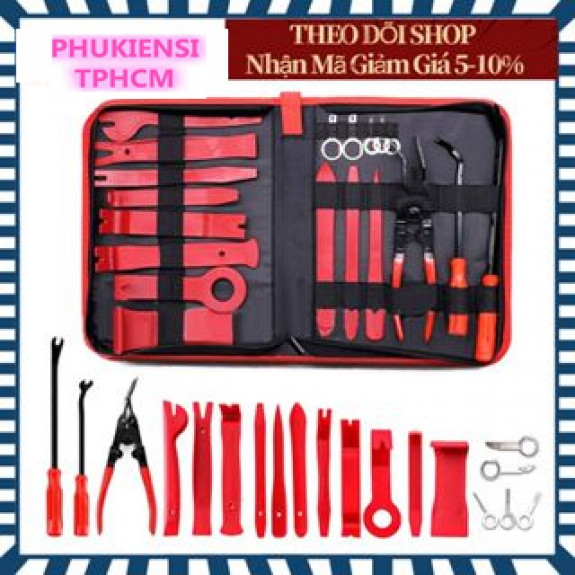 [Mã CB2402J giảm 30k đơn 150k] [Hàng Sẵn] Bộ Dụng Cụ tháo lắp nội thất Xe ô tô 12 / 19 món【Southdakota051】