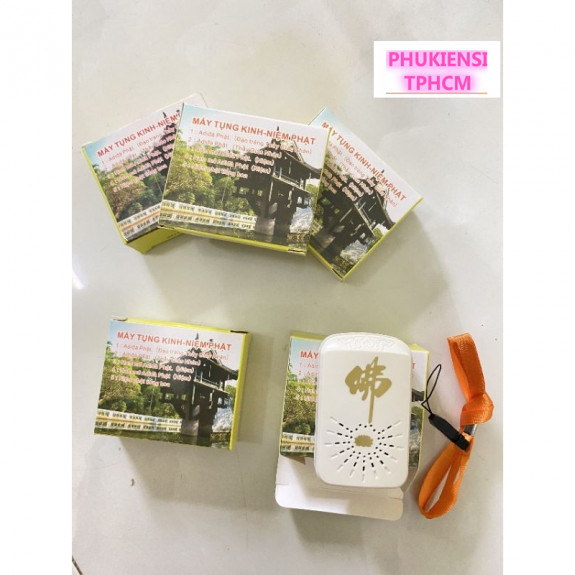 Máy Niệm Phật Mini Trắng 5 Bài