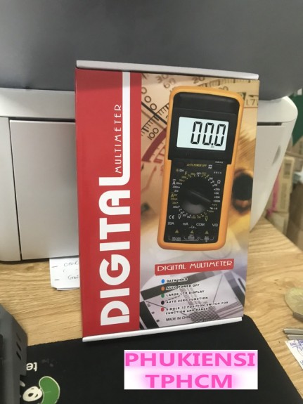 Bộ 1 Đồng hồ đo điện tử vạn năng Excel DT9205A+ Thích hợp cho thợ điện tử hay học sinh sinh viên học tập