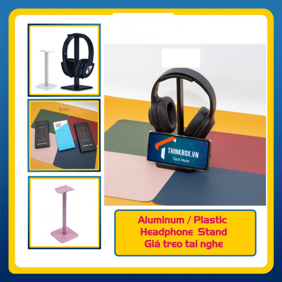 Giá Treo Tai Nghe Chụp Tai Headphone Stand Giá Đỡ Tai Nghe Full Size Thiết Kế Sang Trọng Decor Bàn Làm Việc
